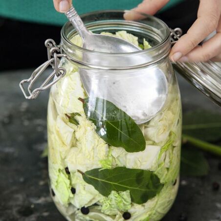 Fermentierter Wirsing »Kimchi Style« Fermentierter Wirsing »Kimchi Style«