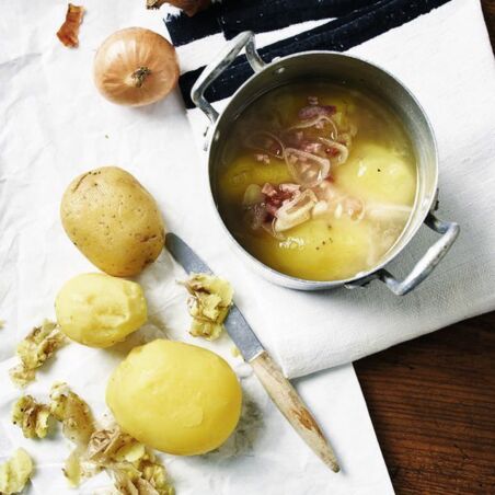 Schollenfilets mit Krabben und Speck Schollenfilets mit Krabben und Speck