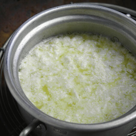 Frischkäse in Spinatsauce Frischkäse in Spinatsauce