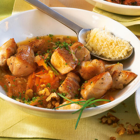 Hähnchen mit Möhren Hähnchen mit Möhren