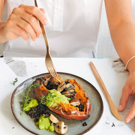 Ofen- Süßkartoffeln Ofen- Süßkartoffeln