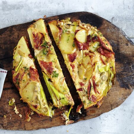 Tortilla mit Chorizo Tortilla mit Chorizo