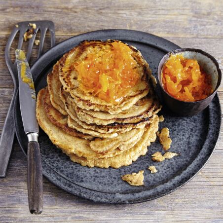 Sesampfannkuchen Sesampfannkuchen