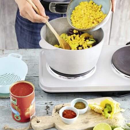 Polentaschnitten mit Chili-Gemüse Polentaschnitten mit Chili-Gemüse