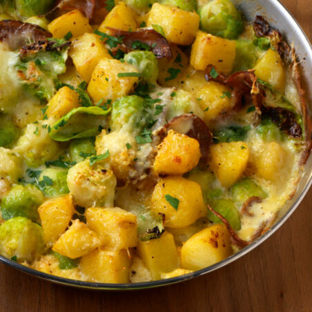 Rosenkohl-Kartoffel-Gratin Rosenkohl-Kartoffel-Gratin