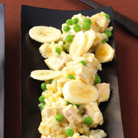 Geflügelsalat mit Banane Geflügelsalat mit Banane