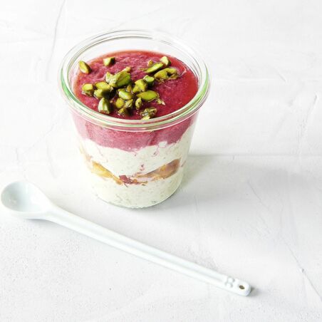 Himbeer-Overnight-Oats Himbeer-Overnight-Oats