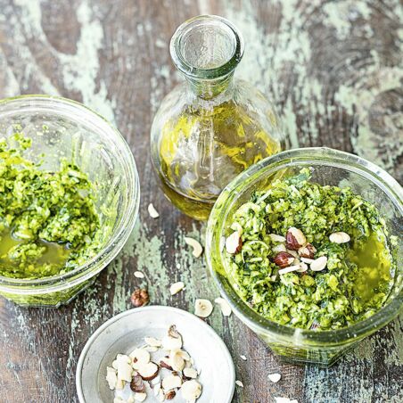 Bärlauch-Nuss-Pesto Bärlauch-Nuss-Pesto