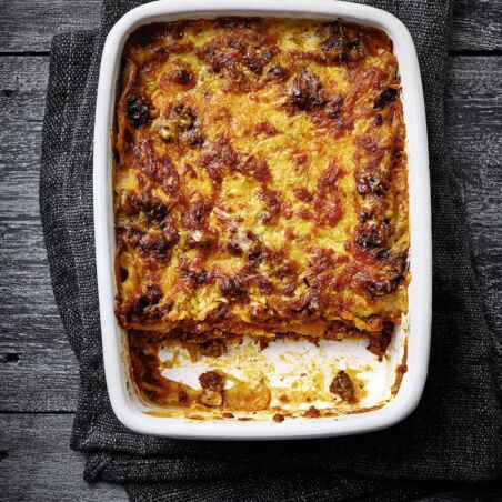 Damwildlasagne