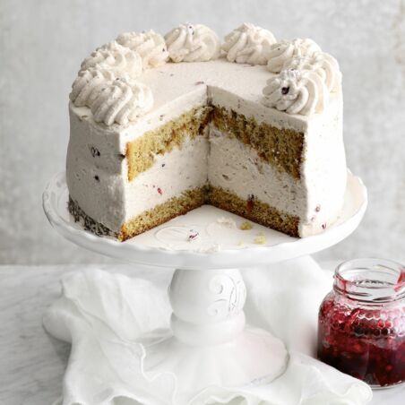 Buchweizen-Preiselbeertorte Buchweizen-Preiselbeertorte