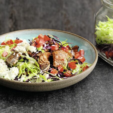 Fleischsalat Kebab-Style Fleischsalat Kebab-Style