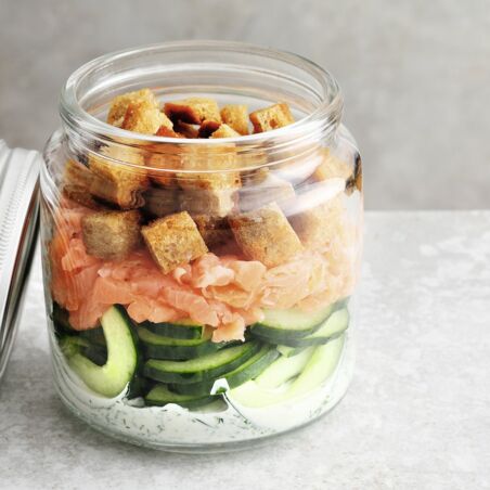 Lachs-Gurken-Salat Lachs-Gurken-Salat