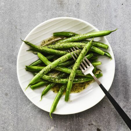 Bohnensalat mit Dill-Senf-Dressing Bohnensalat mit Dill-Senf-Dressing