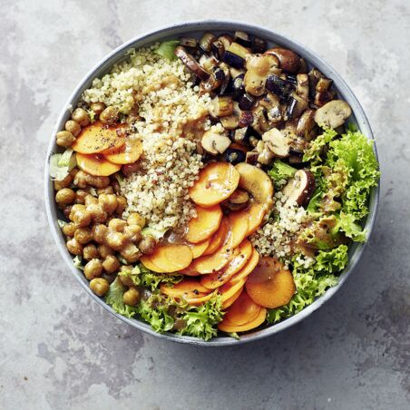 Veggie-Bowl mit Miso Veggie-Bowl mit Miso