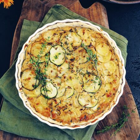 Zucchini-Kartoffel-Quiche Zucchini-Kartoffel-Quiche