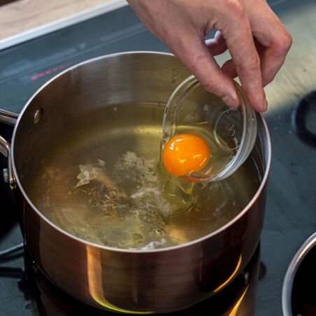 Eier pochieren