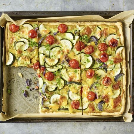 Gemüse-Kräuter-Tarte Gemüse-Kräuter-Tarte