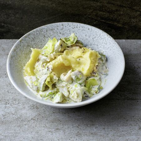 Stampf mit Rosenkohl Stampf mit Rosenkohl