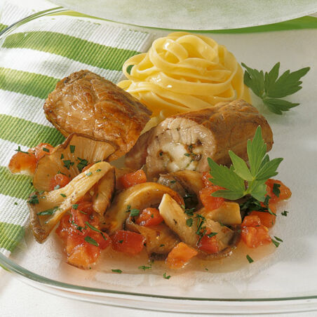 Fleischröllchen mit Balsamico Fleischröllchen mit Balsamico