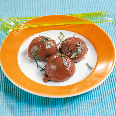 Schokoladenmousse mit Orangenlikör Schokoladenmousse mit Orangenlikör
