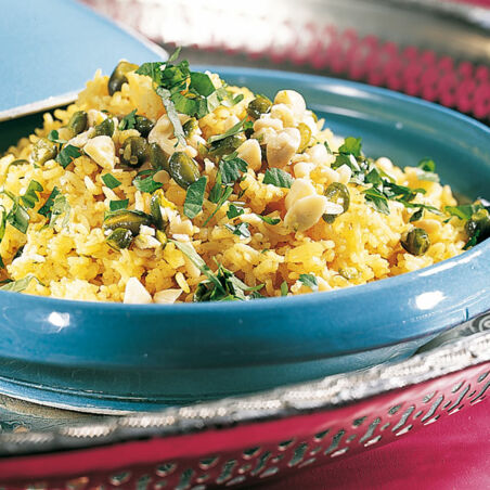 Nussreis mit Zwiebeln Nussreis mit Zwiebeln