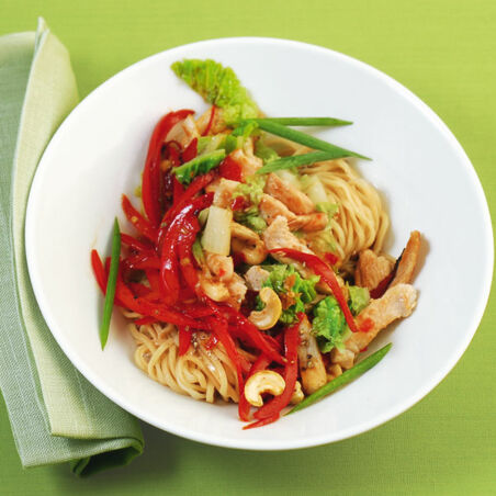 Scharfe Putenpfanne Scharfe Putenpfanne