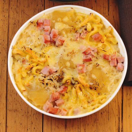 Sauerkrautauflauf mit Spätzle Sauerkrautauflauf mit Spätzle