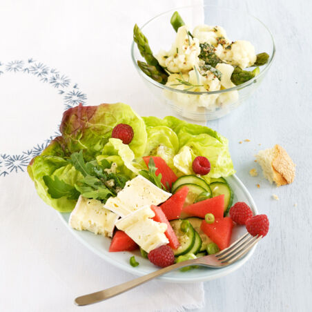 Spargel-Blumenkohl-Salat