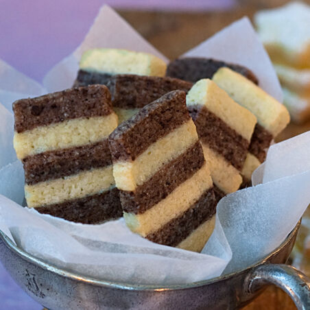 Schwarz-Weiß-Gebäck Schwarz-Weiß-Gebäck