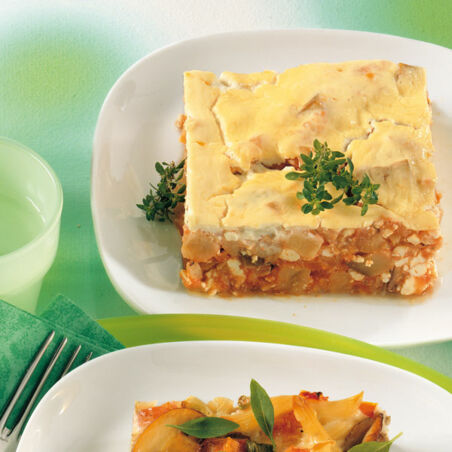 Auberginen-Joghurt-Auflauf Auberginen-Joghurt-Auflauf
