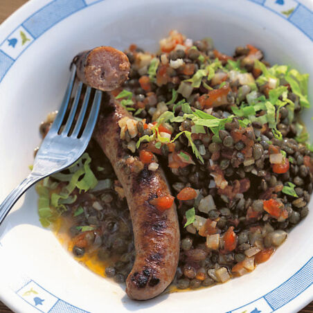 Linsen mit Salsicce Linsen mit Salsicce