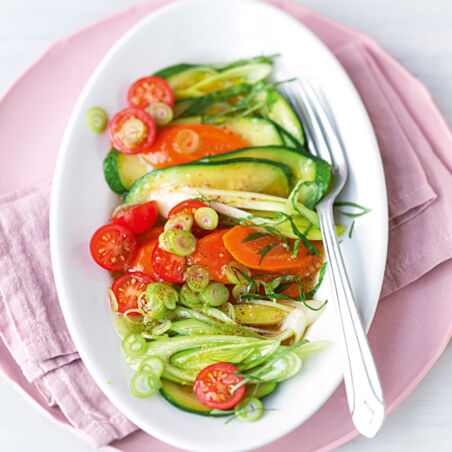 Antipasti mit Senfvinaigrette Antipasti mit Senfvinaigrette