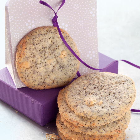 Weiße Schoko-Mohn-Cookies Weiße Schoko-Mohn-Cookies