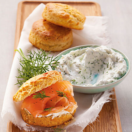 Scones mit Lachs Scones mit Lachs