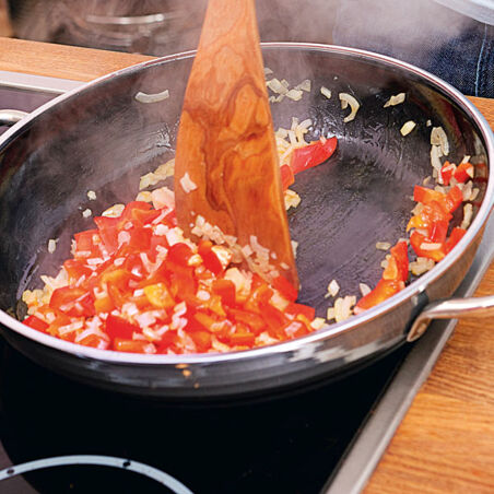 Pasta mit Lachs und Paprika Pasta mit Lachs und Paprika