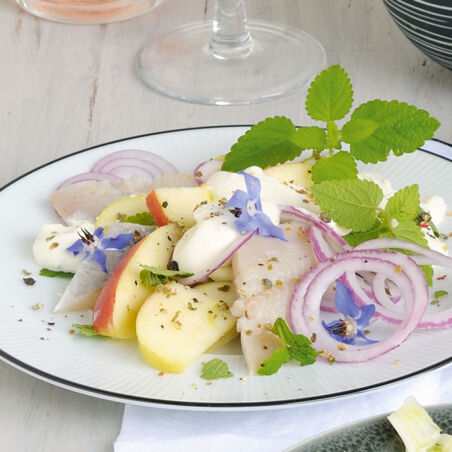Matjes mit grünem Pfeffer Matjes mit grünem Pfeffer
