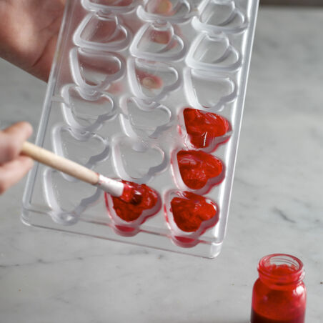 Rote Champagnerherzen Rote Champagnerherzen