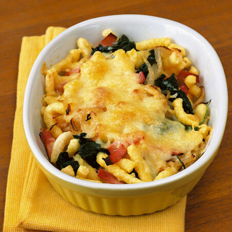 Käse-Spinat-Spätzle Käse-Spinat-Spätzle