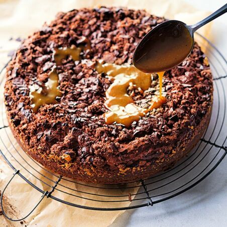 Schoko-Karamellkuchen Schoko-Karamellkuchen