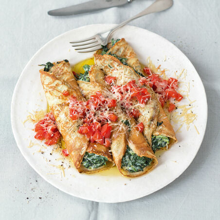 Crespelle mit Ricotta-Füllung Crespelle mit Ricotta-Füllung