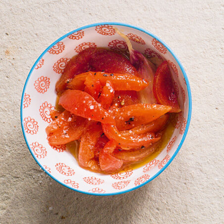 Geschmolzene Tomaten Geschmolzene Tomaten