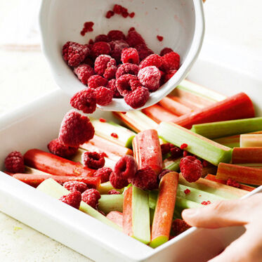 Joghurtmousse mit Kompott Joghurtmousse mit Kompott