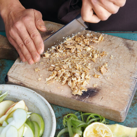 Waldorfsalat mit Weintrauben Waldorfsalat mit Weintrauben