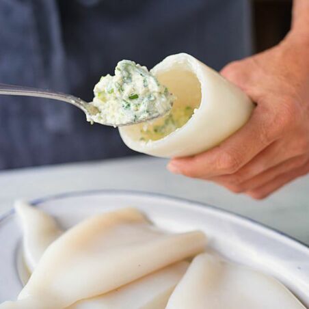 Gefüllte Kalamari Gefüllte Kalamari