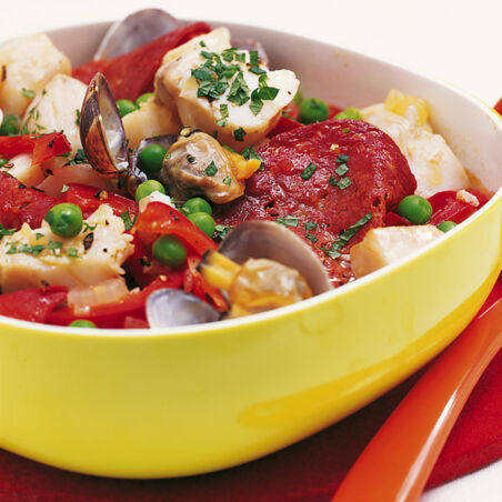 Fischtopf mit Chorizo Fischtopf mit Chorizo