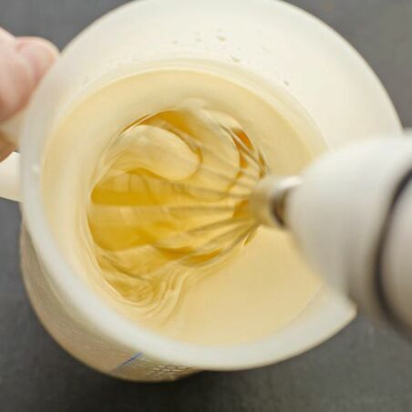 Eierlikörwaffeln mit Heidelbeersahne