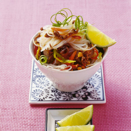 Scharfer Glasnudelsalat Scharfer Glasnudelsalat