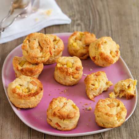 Apfel-Marzipan-Miniscones Apfel-Marzipan-Miniscones