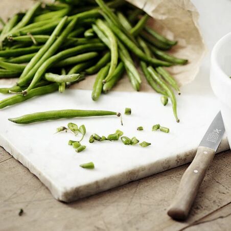 Kräuterdoraden mit Bohnen und Salzkartoffeln Kräuterdoraden mit Bohnen und Salzkartoffeln