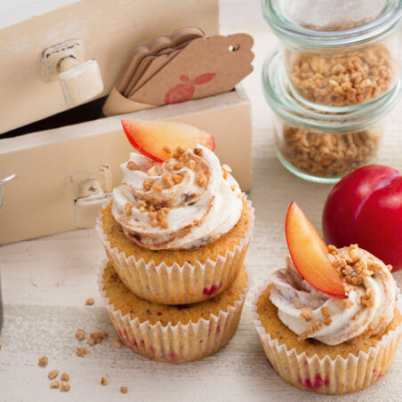 Pflaumen-Haselnuss-Cupcakes Pflaumen-Haselnuss-Cupcakes